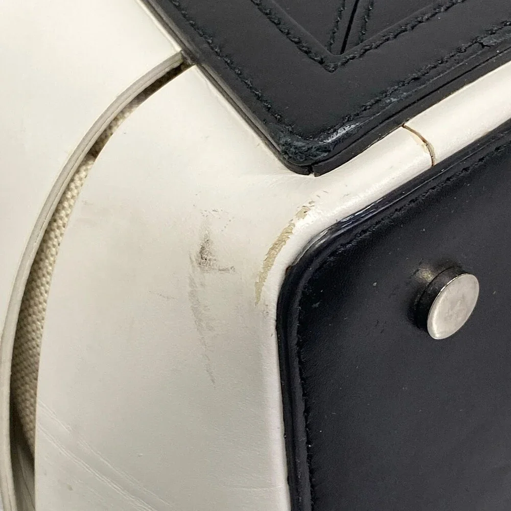 Balenciaga Marine Tote Bag Tote Bag 380690 Black White